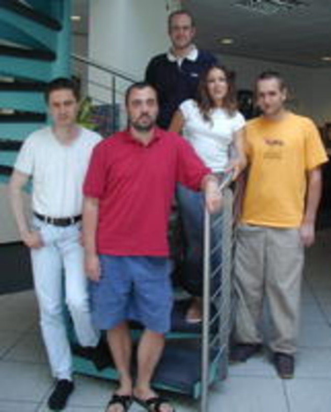 Machen gemeinsame Sache (v.l.n.r.): Brikalin, Schrader, Bindhardt, Tozman, Meyer