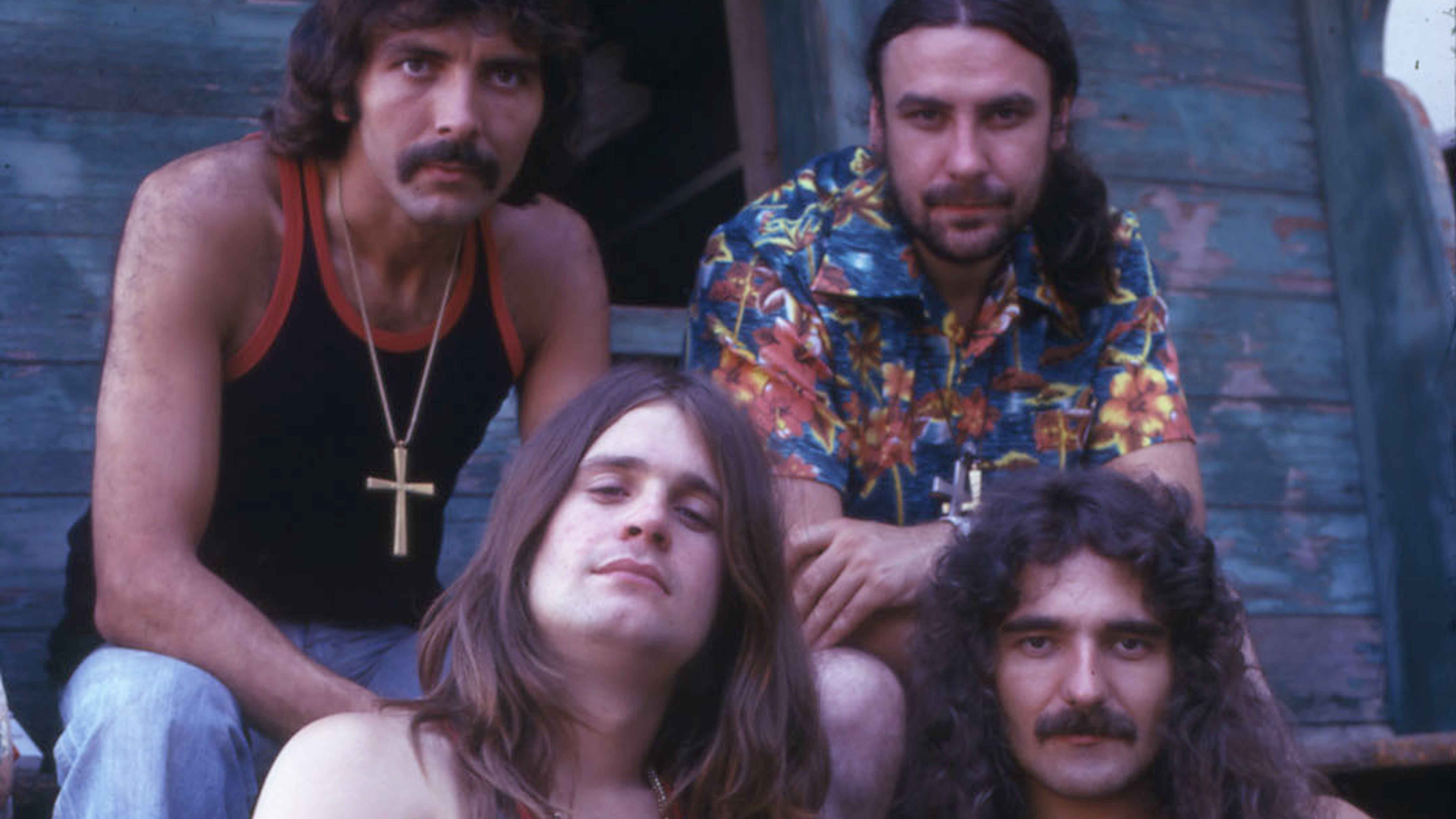 Fotografiert 1975, sieben Jahre nach ihrer Gründung: die Heavy-Metal-Band Black Sabbath.