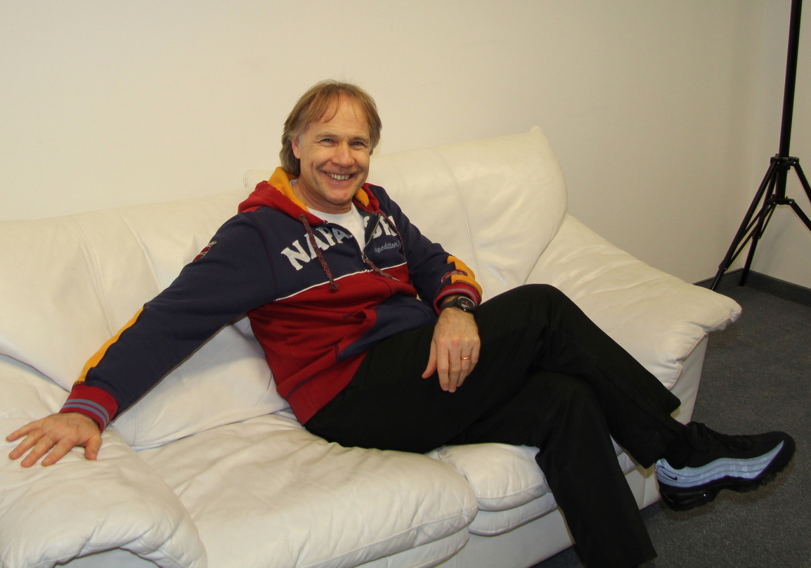 Ganz entspannt auf der MusikWoche-Couch: der französische Pianist
Richard Clayderman