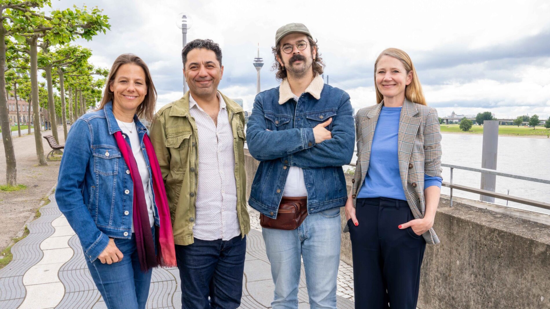 868ee741 fd25 45f5 83d5 dd2ea5ab3e13 Möchten mit einem neuen gemeinnützigen Verein die Musikwirtschaft in Düsseldorf stärken: Der Düsseldorf-Music-Vorstand mit (von links) Daniela Stork (D.Live), Hamed Shahi (SSC Group), Feli...