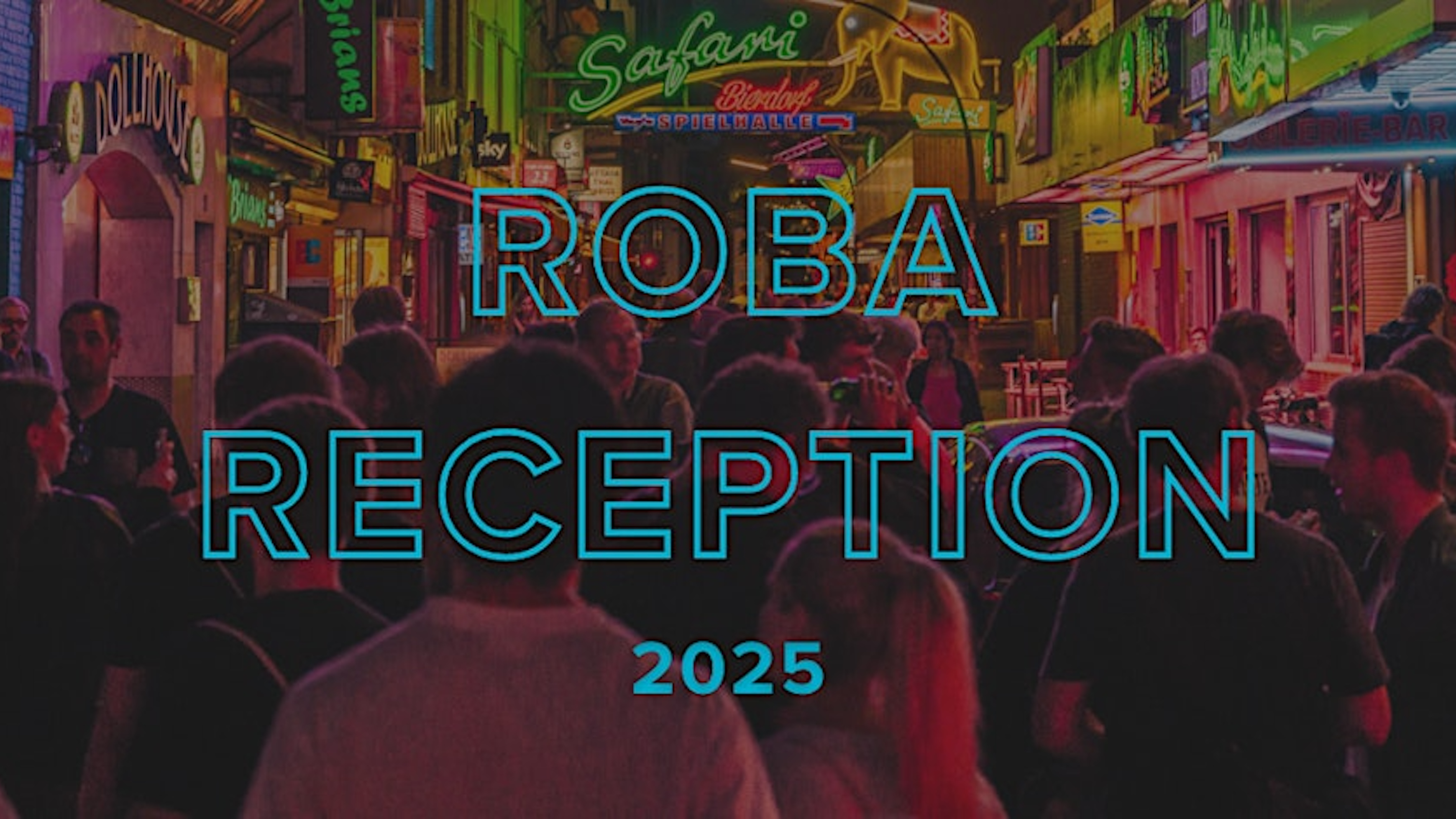 Wieder auf dem Programm des Reeperbahn Festivals mit einem Empfang dabei: Roba.