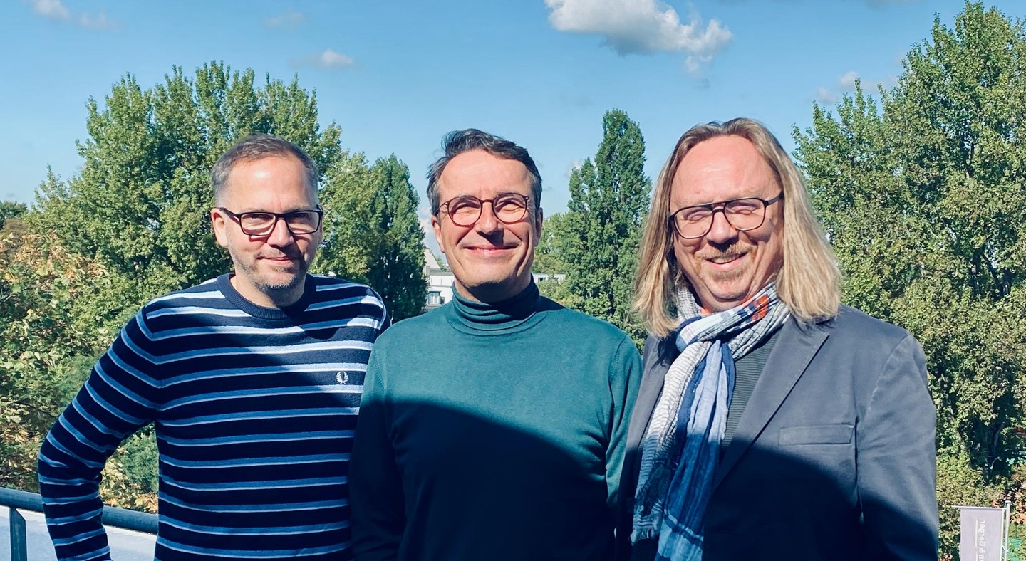 Alte und neue Gold-Männer (von links): Gunther Buskies, Thorsten "Taucher" Weßel und Carol von Rautenkranz