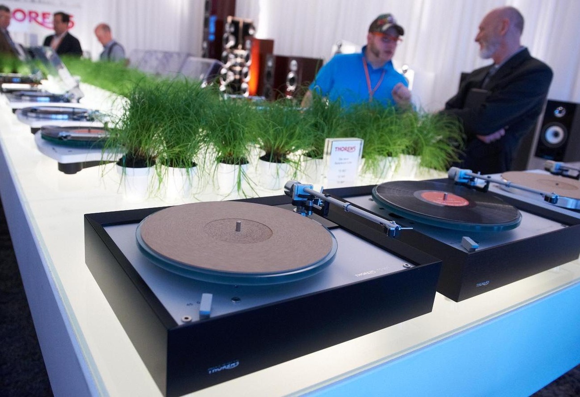 Präsentierten ihre Produkte: Aussteller auf der High End 2015