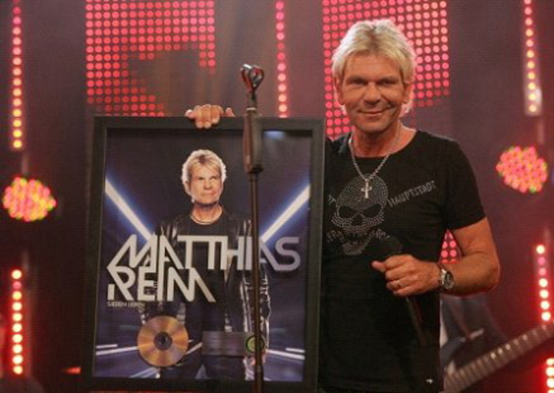 Erhielt in Halle Gold für "Sieben Leben": Matthias Reim