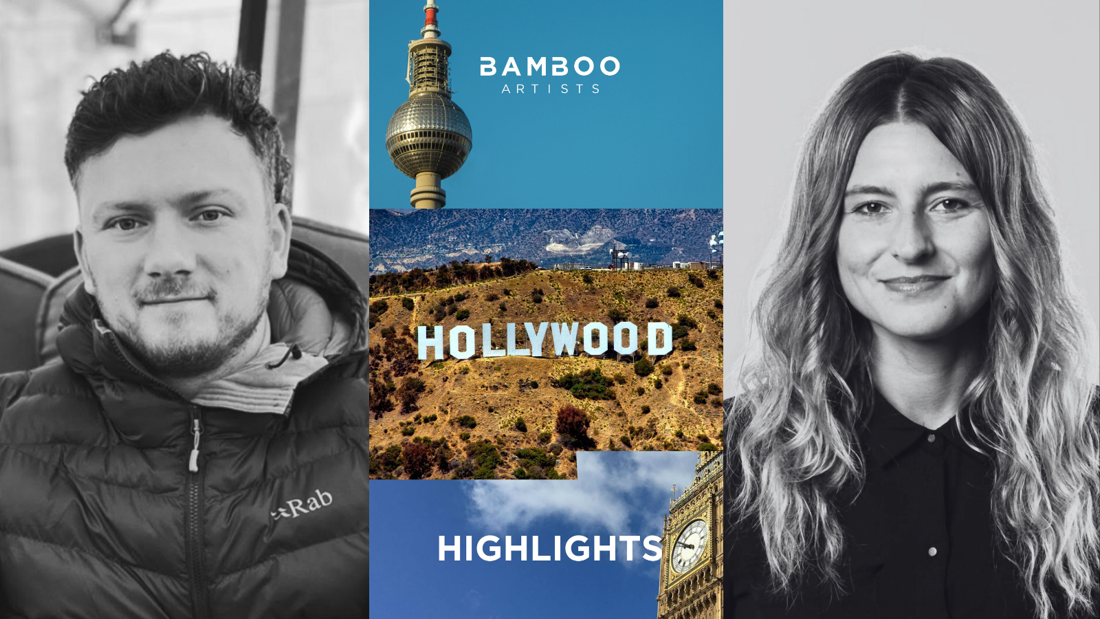 Neu bei Bamboo Artists: Mike Burns (Product Manager UK) und Dorothea Szota (Brand Partnerships Managerin).
