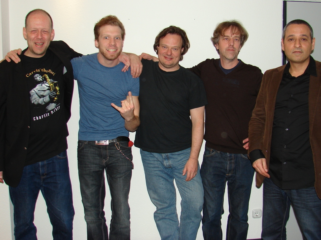 Neue Partner (v.l.n.r.): Matthias Böttcher (Director Sales & Repertoire Development GoodToGo), Tobias Regner, Volker Sonntag (Tag-7), Wolfgang Kieweg (Key Account Management GoodToGo) und ...