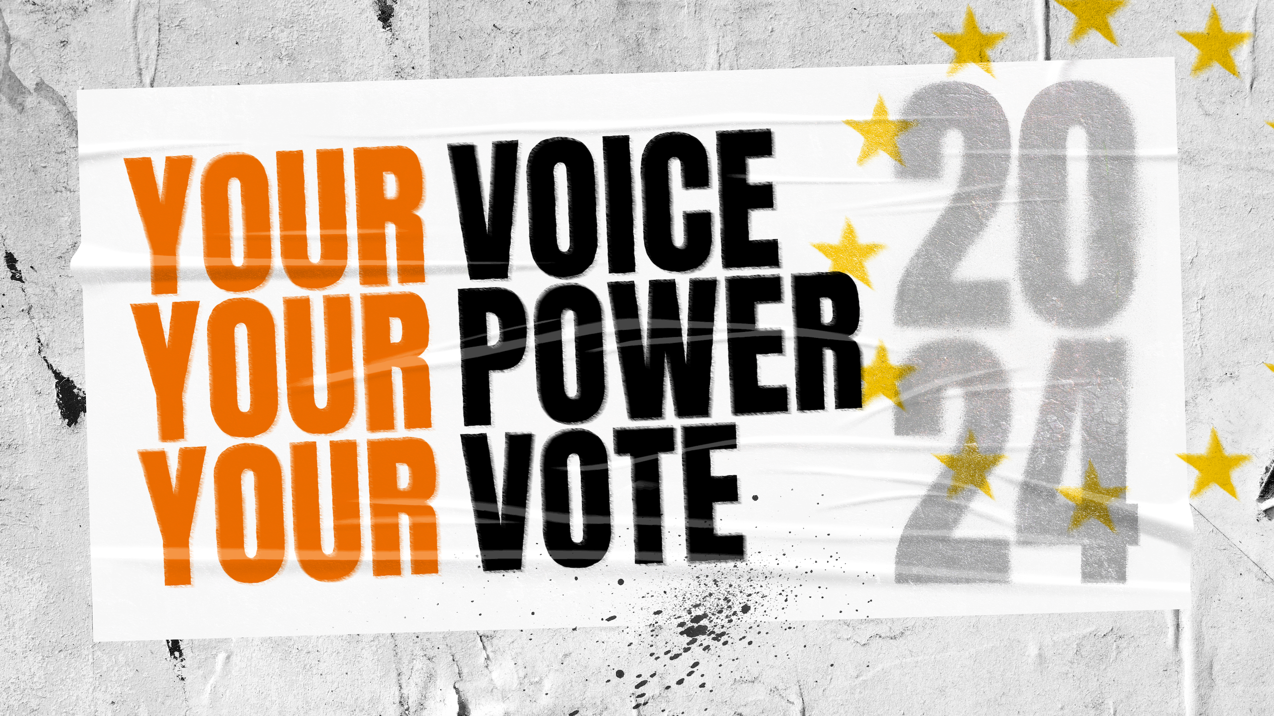Will die Wahlbeteiligung junger Menschen in der EU erhöhen: die Kampagne "Your Power, Your Voice, Your Vote" von Sony Music.