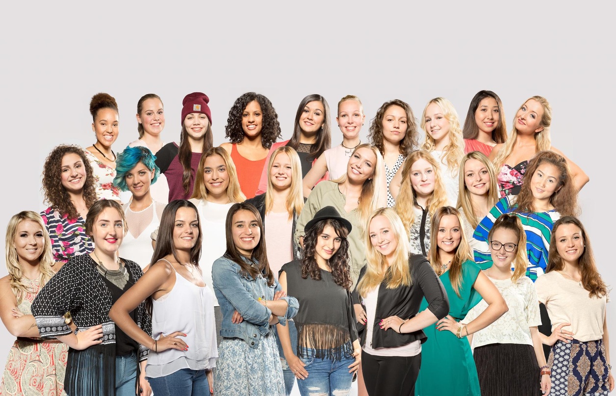 Bewerben sich für einen Platz in der Girlgroup: Die Kandidatinnen für Popstars 2015