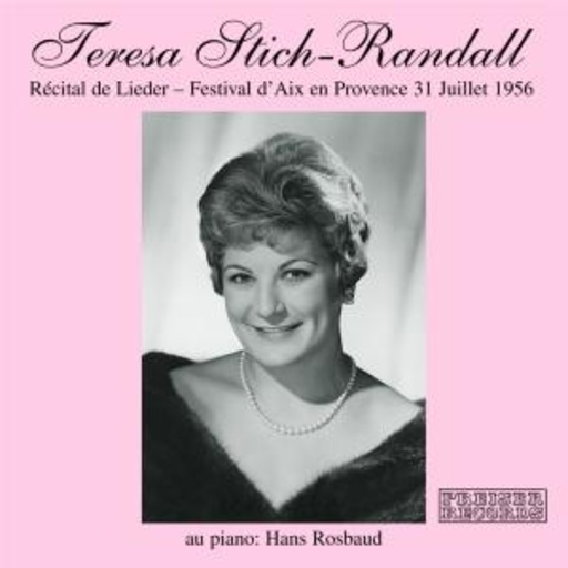 Teresa Stich-Randall – Récital De Lieder - Festival D'Aix En Provence 31 Juillet 1956