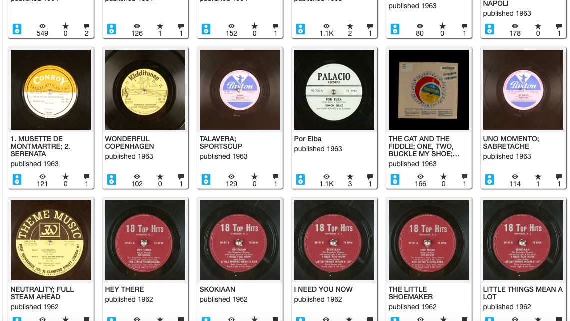 Im Internet Archive zu finden: Über 400.000 78-RPM-Aufnahmen.
