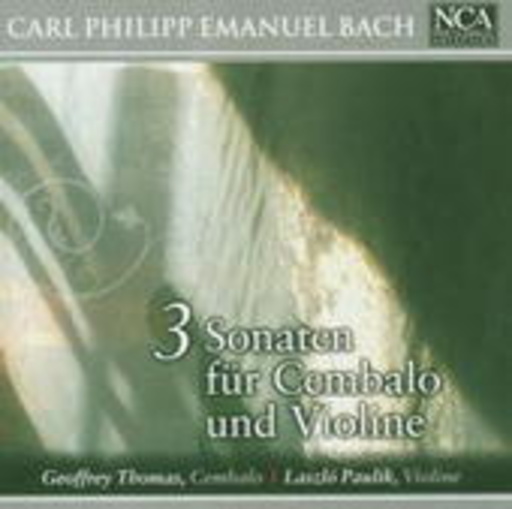 Geoffrey Thomas/Laszló Paulik – 3 Sonaten Für Cembalo und Violine