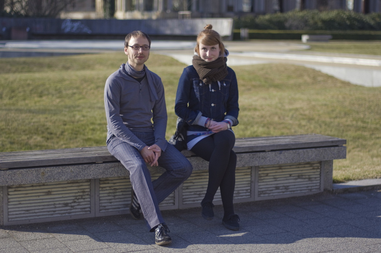 Lassen die Messe ausfallen, halten aber an Musik und Inhalten fest: Der Vorstandsvorsitzende des Pop-Up-Vereins Ronald Arnold mit der stellvertretenden Vorsitzenden Jenny Beck