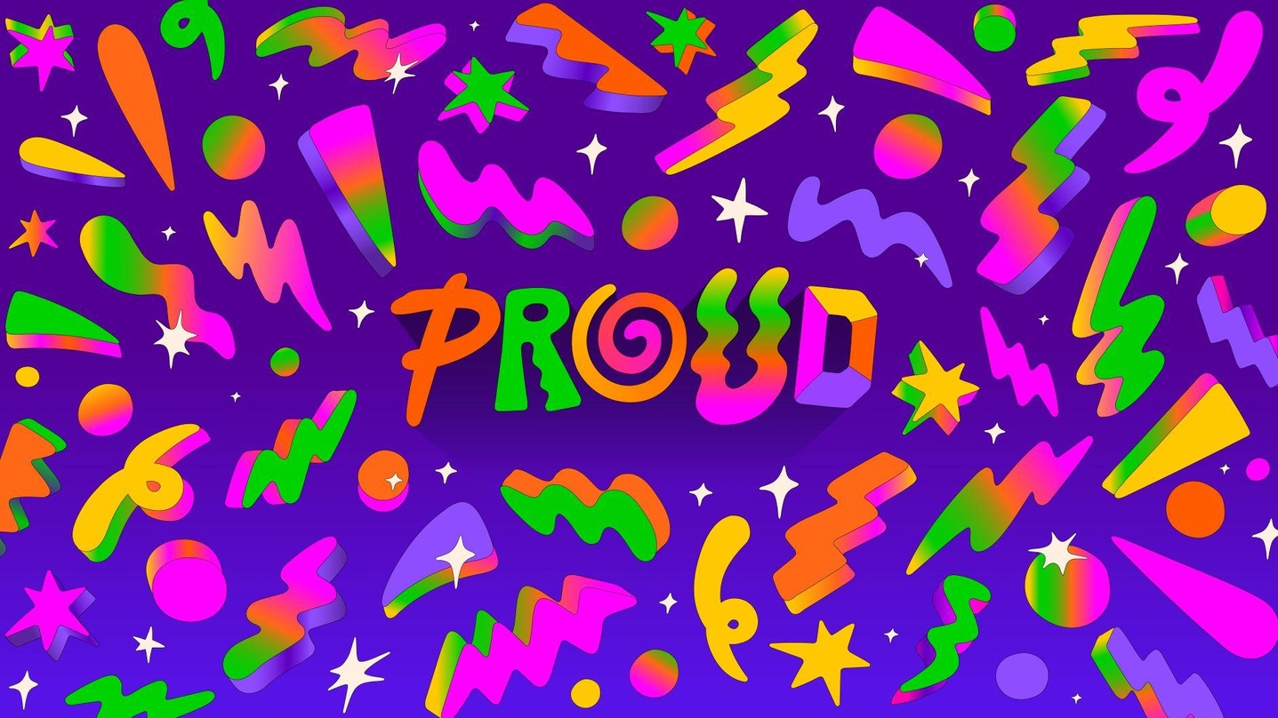 Wurde vom Grafiker Leandro Assis gestaltet: das Cover der Proud-Playlist von Amazon Music