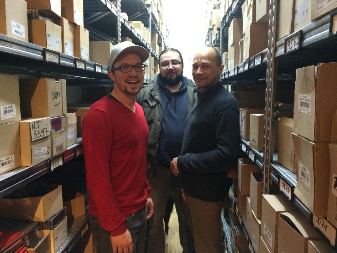 Stellten die Enja-Warenwirtschaft neu auf (von links): Enja-Labelmanager Sebastian Schreiner, Goran Pesic (Lead Developer ALV) und ALV-Geschäftsführer Patrick Thomas
