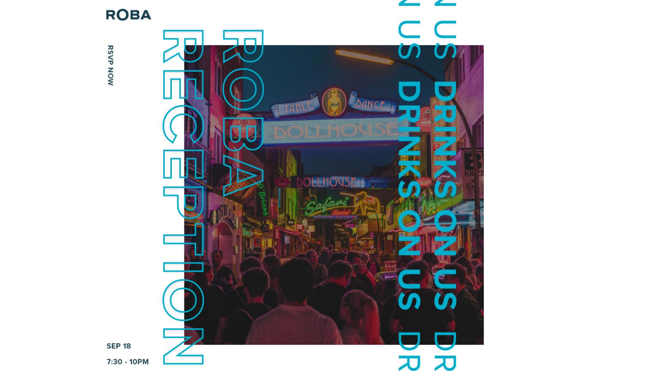 Veranstaltet erneut eine Auftaktveranstaltung beim Reeperbahn Festival: Roba.