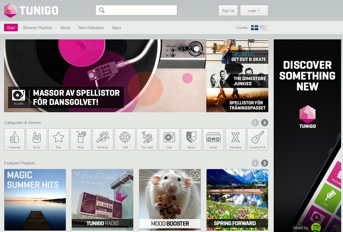 Kommt unters Dach von Spotify: der schwedische App-Entwickler Tunigo