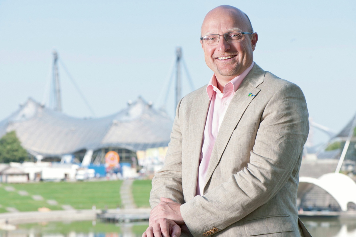 Wohl vor dem Abschied als Geschäftsführer des Olympiaparks München: Ralph Huber