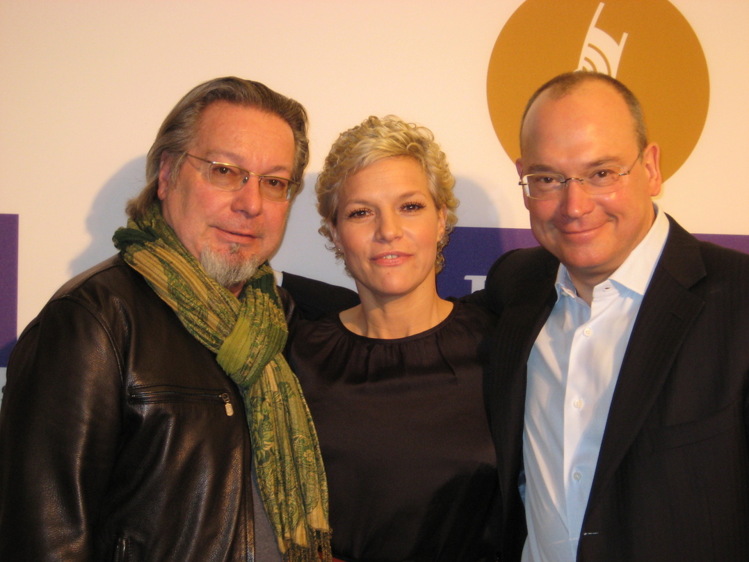 Kommen zum 20. Echo als Team zusammen (v.l.n.r.): Gerd Gebhardt, Ina Müller und Thomas Schreiber