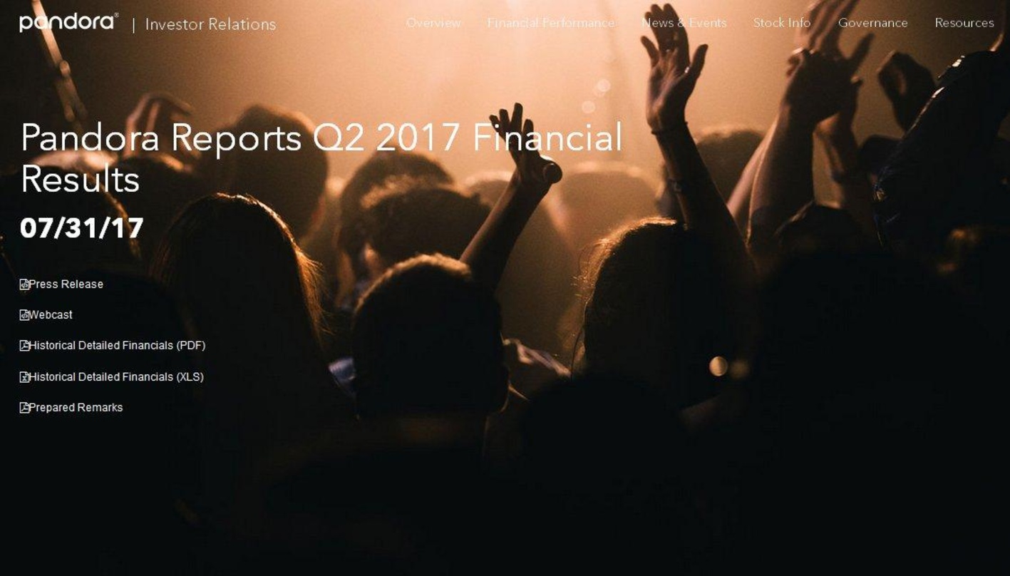 Noch kein Grund, die Hände in die Luft zu strecken: den Pandora-Machern ist der große Befreiungsschlag bislang nicht gelungen, wie die Halbjahresbilanz 2017 belegt