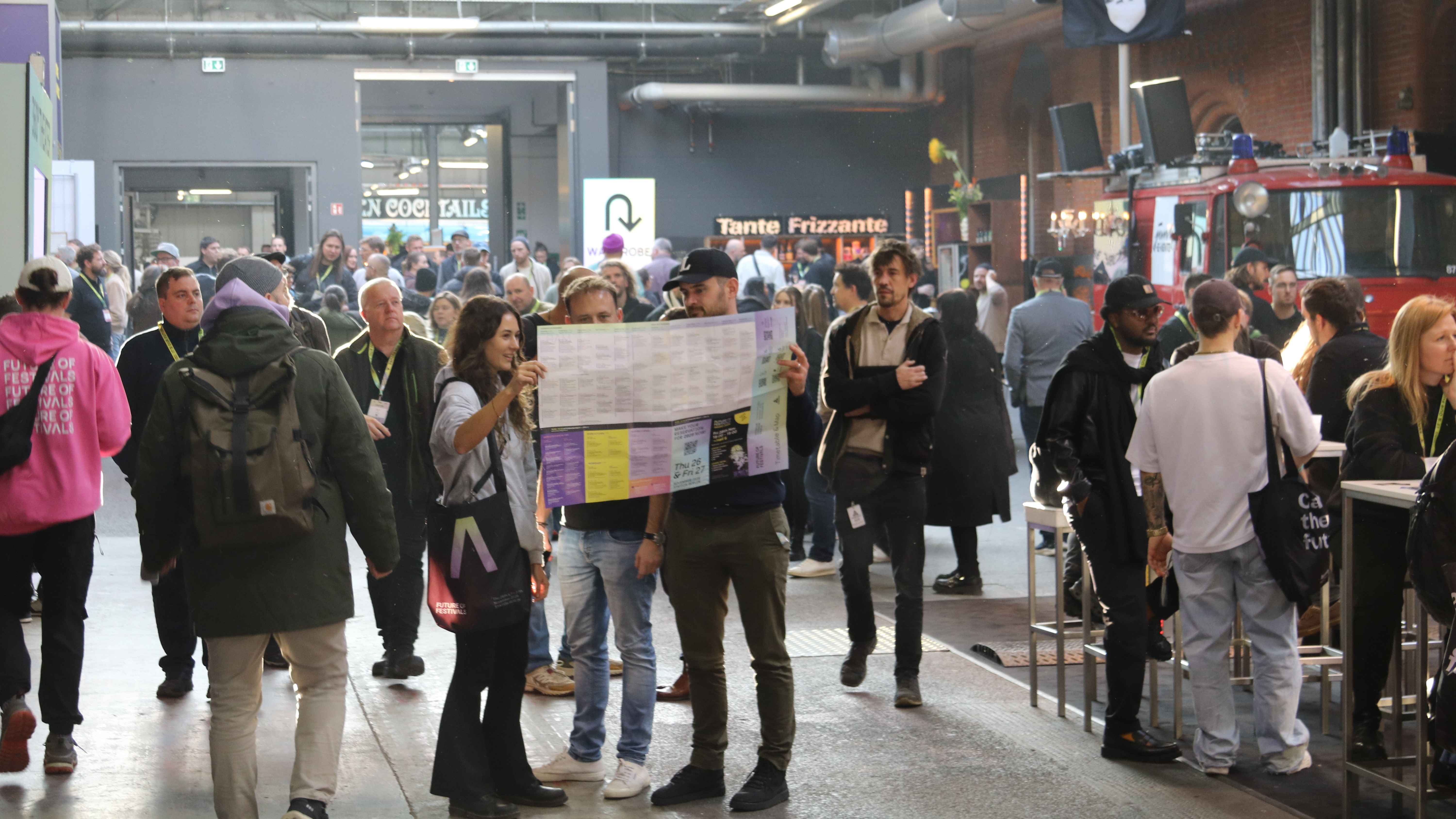 Kann sich nicht über mangelden Besucherzuspruch beschweren: die Future of Festivals in der Station Berlin.