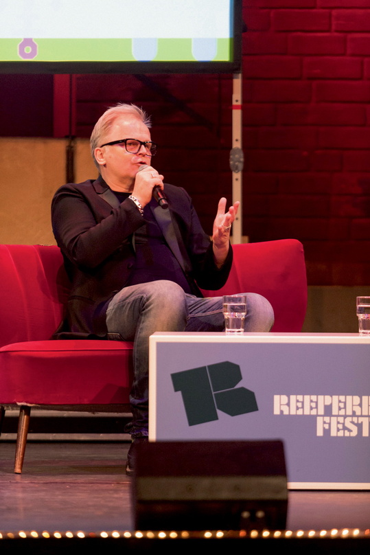 Spricht wieder beim Reeperbahn Festival: Herbert Grönemeyer, hier bei seiner Keynote 2014
