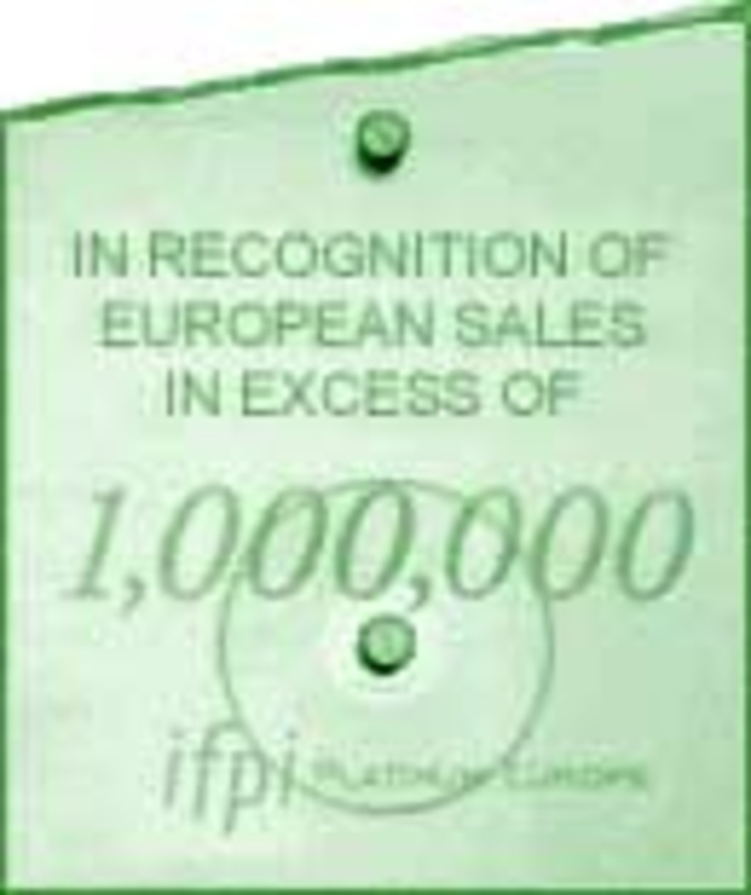 8b605f44bd3c387d62fdd2e680335ff51cd7ae9ee09a40ae105826514d00f651 Für Januar 15 mal zu vergeben: IFPI Platinum Award