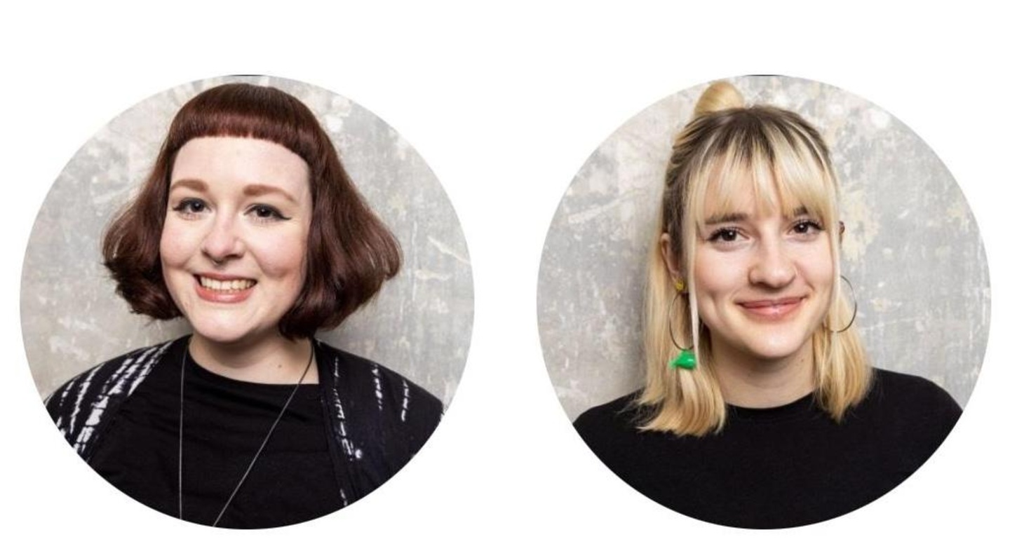 Sind bei Community Promotion die Ansprechpartnerinnen für Presse und Online: Lisa Ostheimer (links) und Anna Wydra