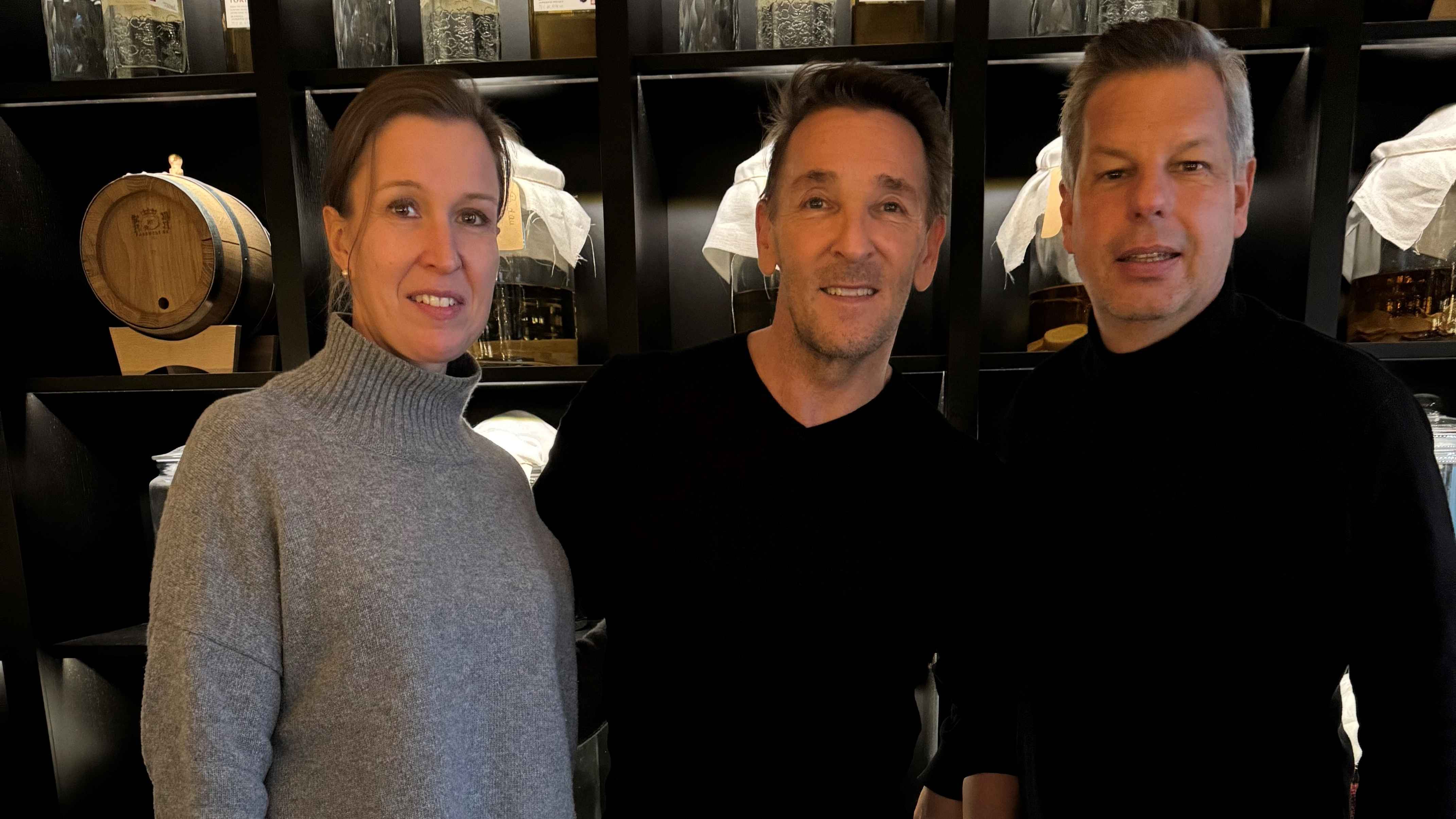 Möchten an die Chartserfolge von "Mein kleines Glück" anschließen (von links): Birte Goldbrunner (Senior Director Marketing & Promotion Telamp), Mark Keller und Ken Otremba (Geschäftsführe...