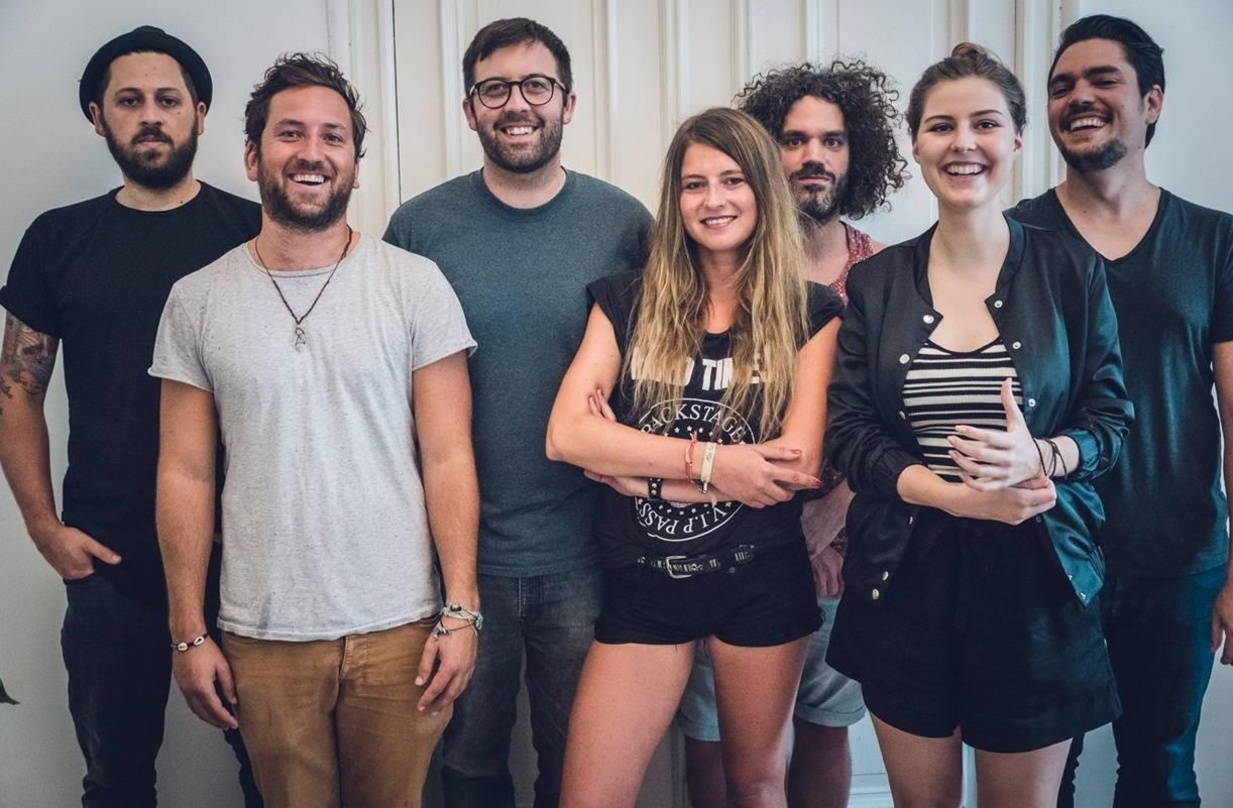 Bilden das Filter-Team (von links): Philipp Herder, JP Enderli, Tobias Herder, Dorothea Szota, Fabian Zuber, Jana Schippmann und Jorin Zschiesche, es fehlen die Produktmanager Houwaida Gou...