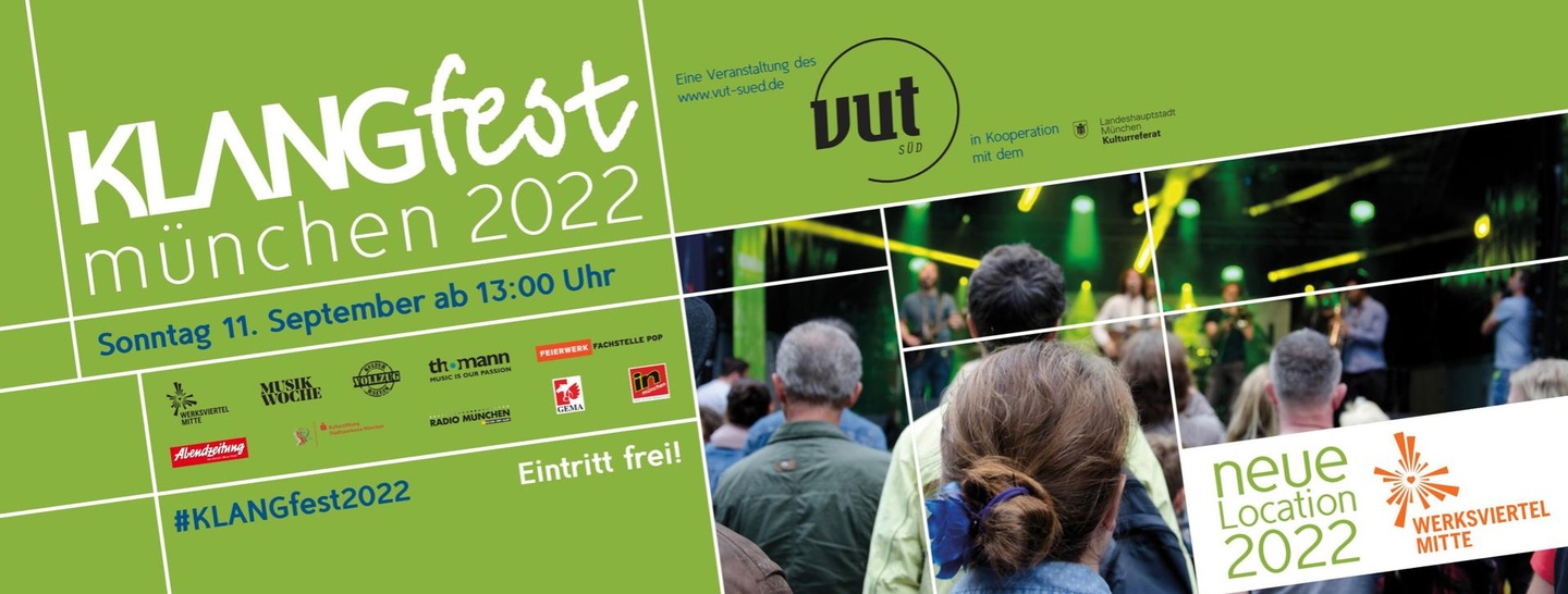 Neue Stelle, neuer Termin: das Münchner Klangfest zieht im September ins Werksviertel