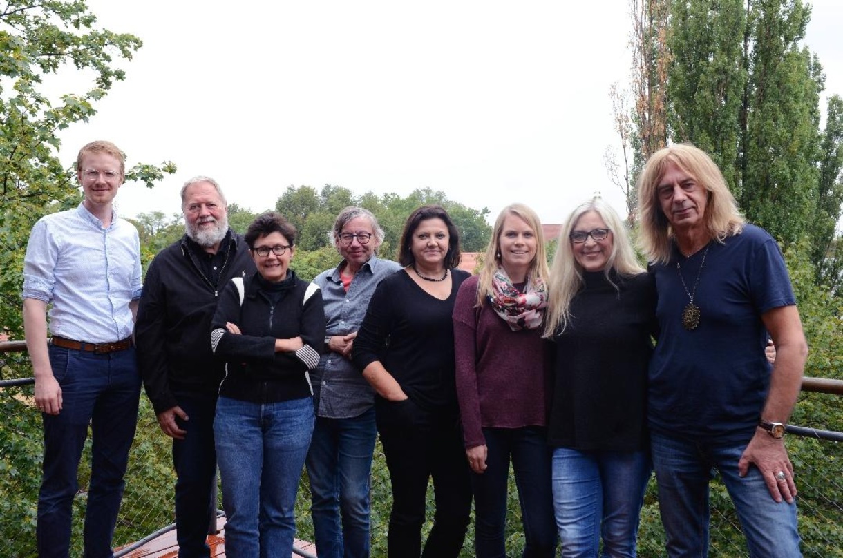 Stellen die Jury beim Applaus 2019 (von links): der Musiker und Kulturmanager Jonas Pirzer, Dieter Gorny (Aufsichtsratsvorsitzender der Initiative Musik), Constanze Schliebs (Künstleragent...