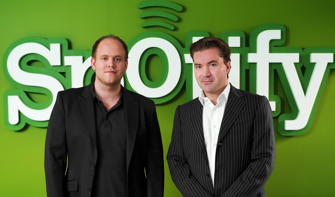 Wollen ihr Geschäftsmodell für den US-Markt verändern: Daniel Ek (l.) und Martin Lorentzon
