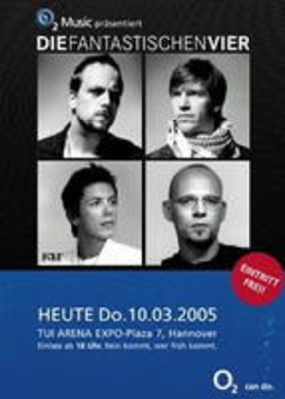 Spielen für die Fans und O2: Die Fantastischen Vier