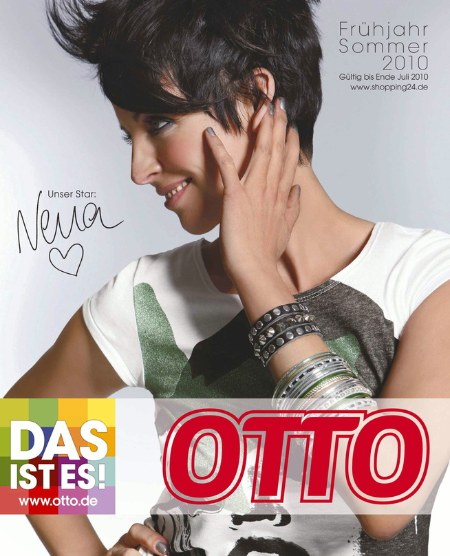Neues Covermodel: Nena auf dem Otto-Katalog