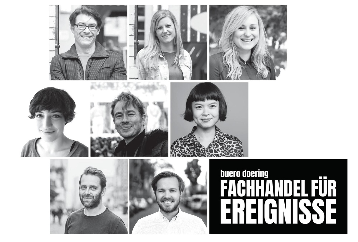 Das Fachhandels-Team (von hinten links nach vorn rechts): Director Björn Döring, Anna Jakisch (Head of Communications) und Deborah Brzezinski (Communications & Project Manager), Josephine ...