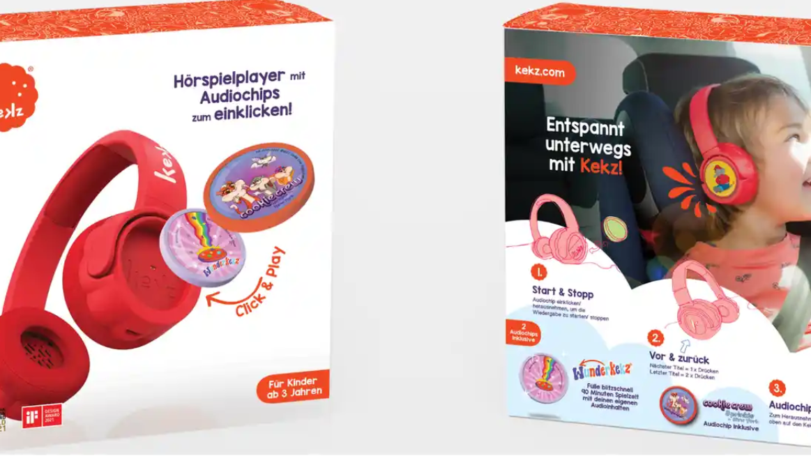 Nun auch in Rossmanns Online-Shop verfügbar: Kekz-Kopfhörer für Kinder.