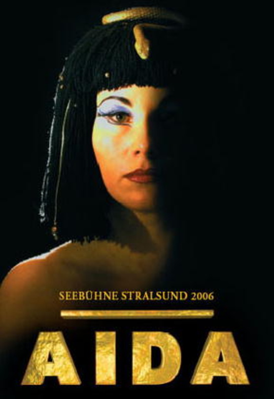 Verdi in Stralsund: "Aida"-Ankündigungsplakat
