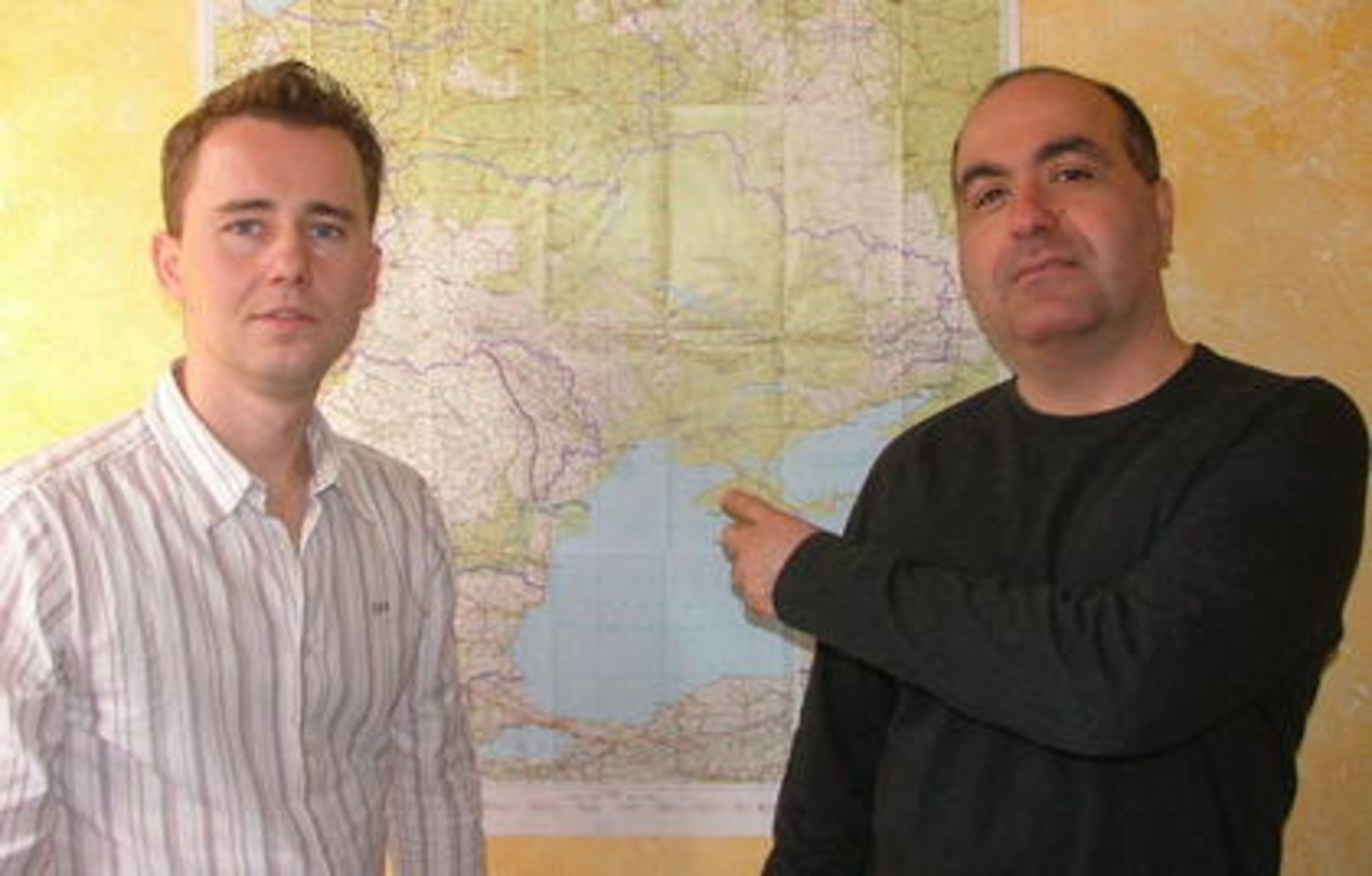Gründeten Eastblok Music: Siebert (l.) und Kasparov