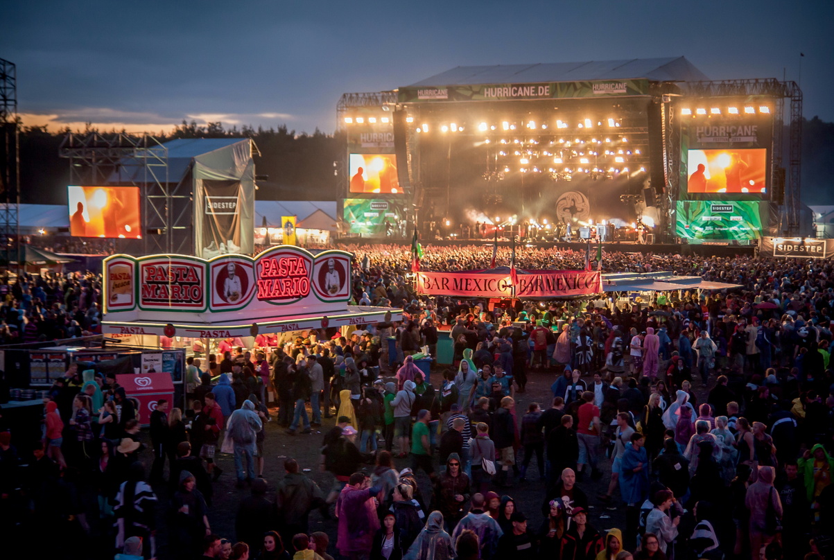 Eines der florierenden Festivals in Deutschland: das Hurricane Festival