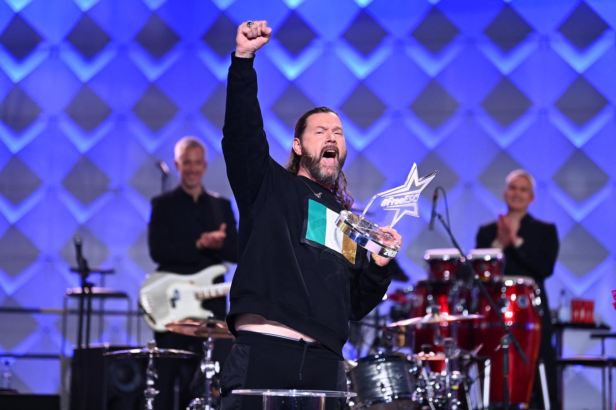 Seinen Sieg sahen weniger Zuschaue als im Vorjahr: Rea Garvey