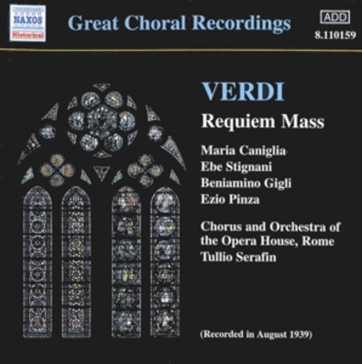 Tullio Serafin/Ch. And Orch. Of The Opera House Rome – Requiem Mass (1939)