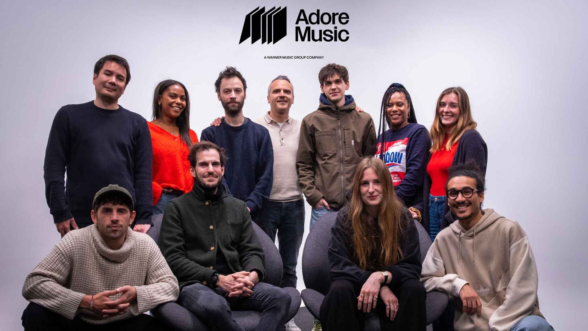 Möchten an die großen Elektro-Acts Frankreichs anschließen (oben, von links): Minh Loan Paturle, Louise Diakité, Adrien Morin-Guardia (A&R, Head of Marketing, Romain Pasquier (Managing Dir...