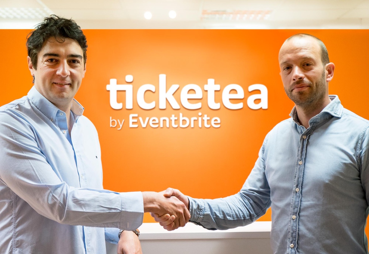 Sind nun Partner: Javier Franz (links, Ticketea) und Frans Jonker (Eventbrite)