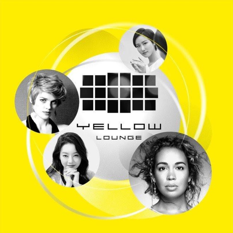 Treten bei einer Sonderausgabe der Yellow Lounge zum Weltfrauentag auf (von unten, rechts, im Uhrzeigersinn): Nadine Sierra, Bomsori, Magdalena Hoffmann und Hera Hyesang Park