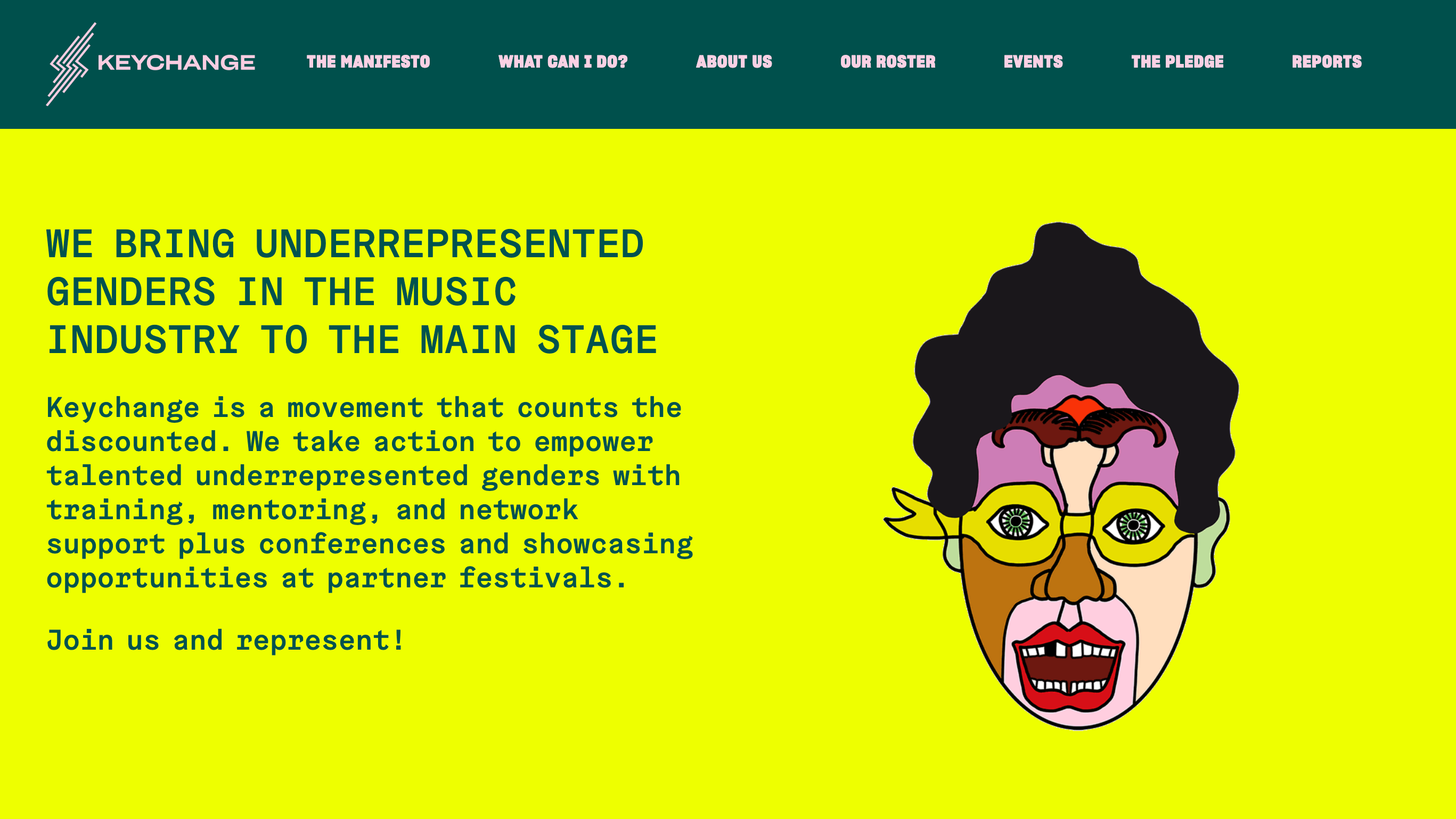 Auch beim Reeperbahn Festival ein Thema: die Arbeit der internationalen Keychange-Kampagne.