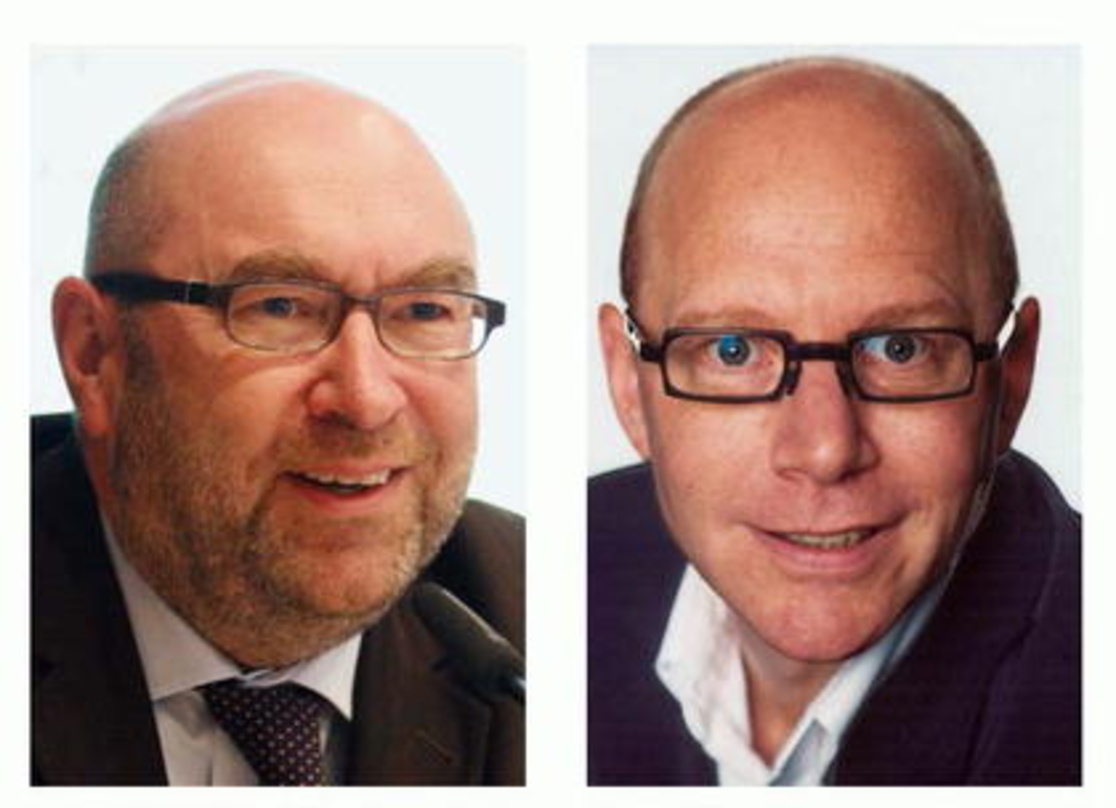 Geraten beim Exportthema aneinander: Michael Haentjes und Mike P. Heisel (r.)