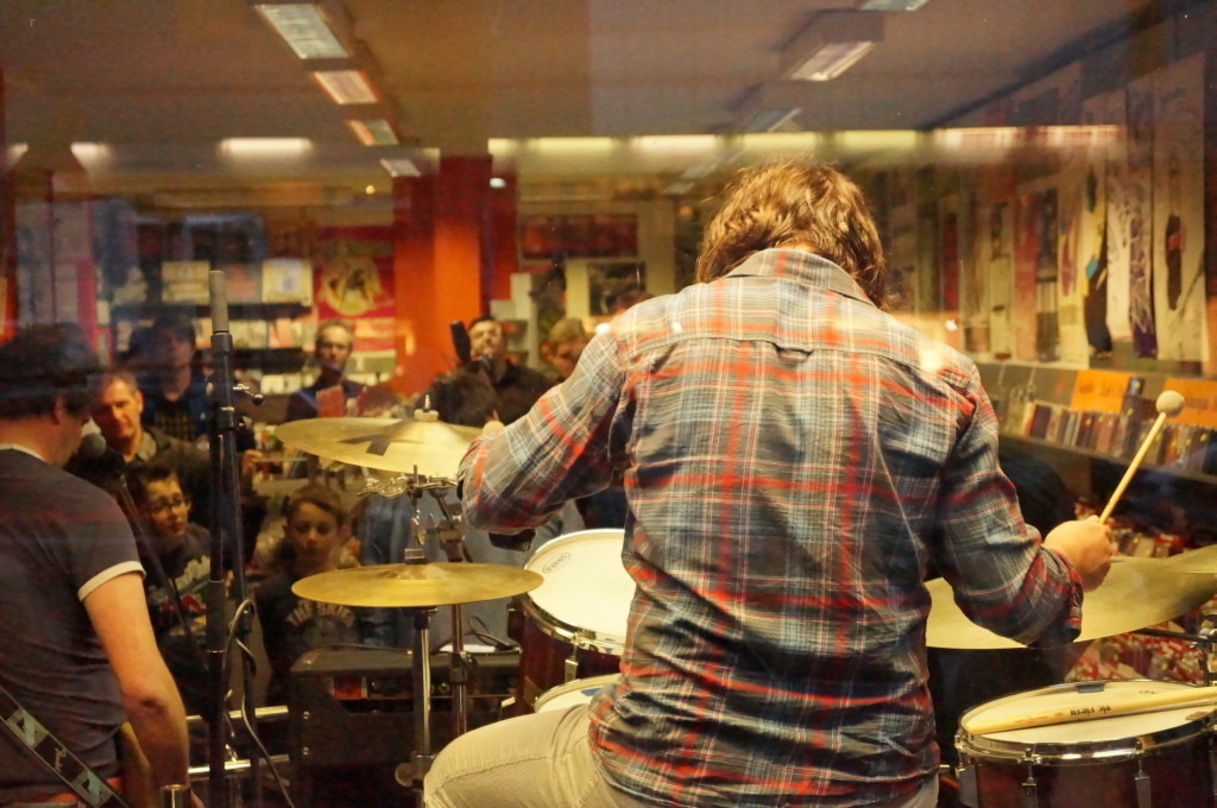 Plattenladenwoche 2012: Tusq spielten am 18. Oktober bei Michelle Records in Hamburg