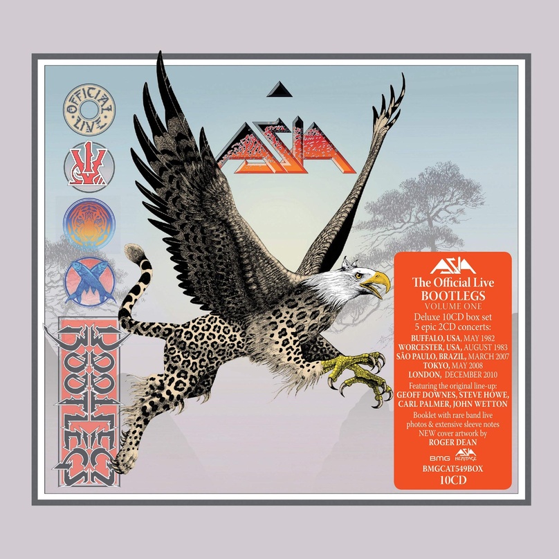 Hostorische Sammlung von prägenden Live-Momenten: das Boxset "The Official Live Bootlegs Volume 1" von Asia