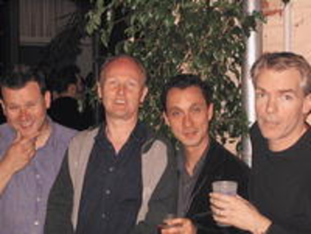 Netzwerker (v.l.n.r.): Tony Harlow, Dietrich Eggert, Vincent Clery-Melin und Christof Ellinghaus
