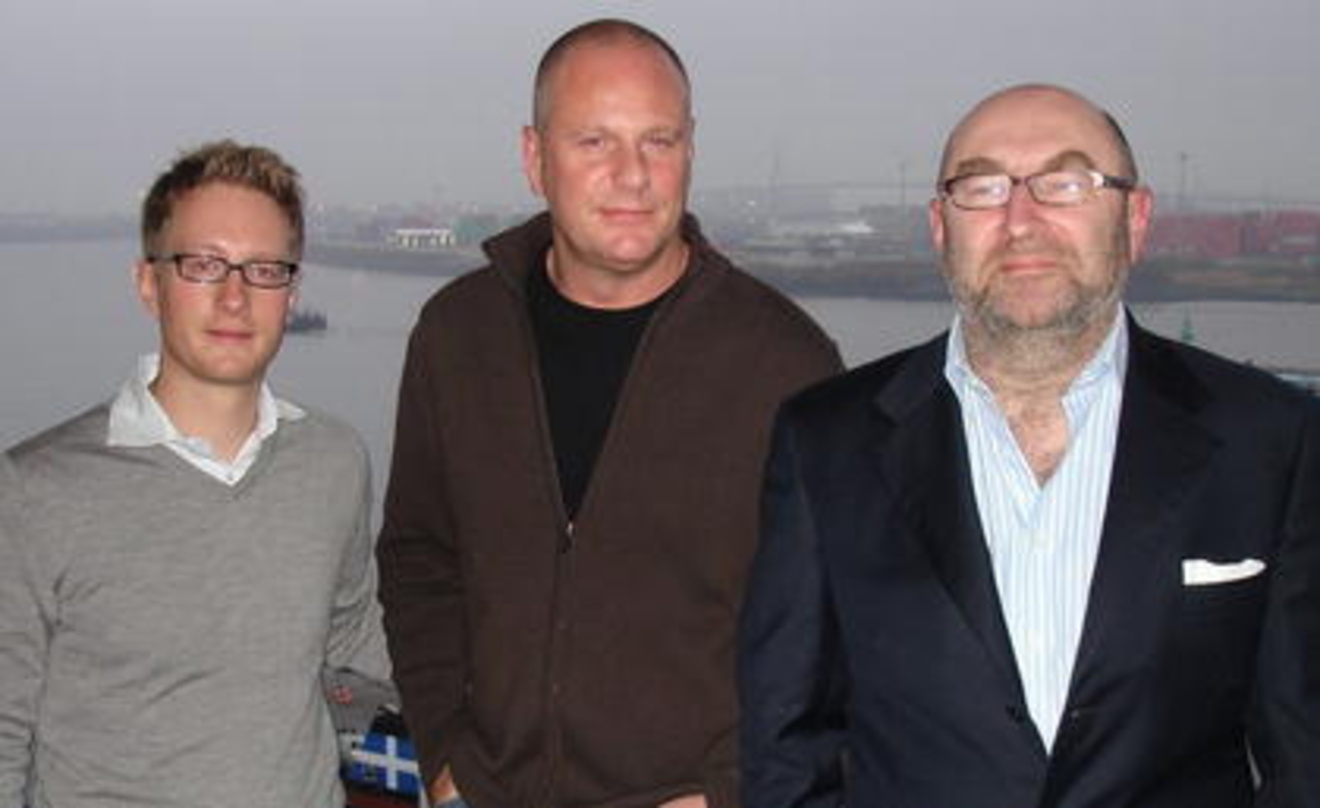 Neue Vertriebspartner (v.l.n.r.): edel-COO Timo Steinberg, TVT-Chef Jörg Hacker und edel-CEO Michael Haentjes